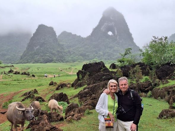 Nos voyageurs à Cao Bang
