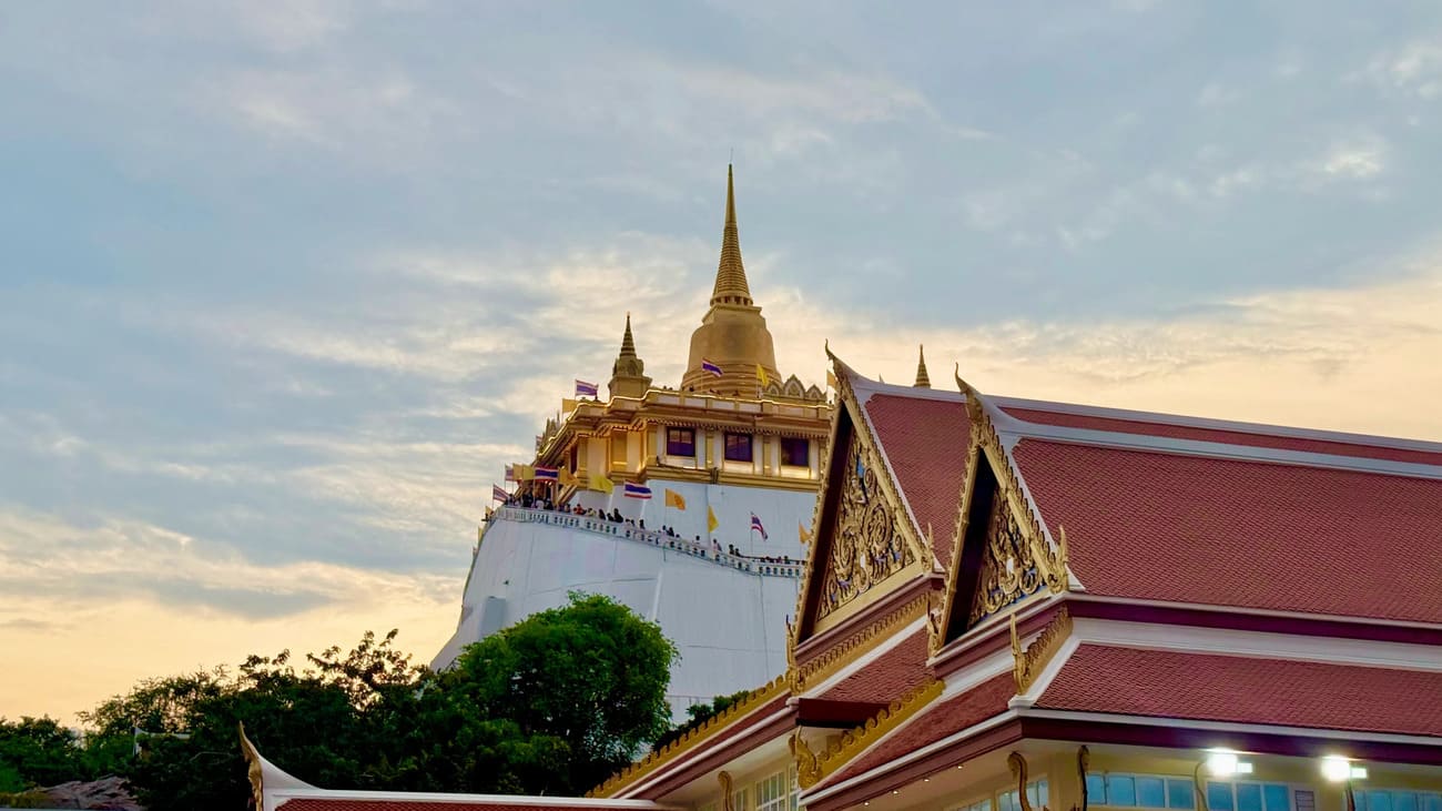Wat Saket à Bangkok : visiter le Mont d’Or et sa vue sur la vieille ville