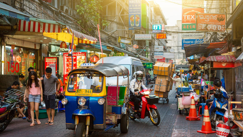 Quartier chinois de Bangkok: Découverte à la perspective locale