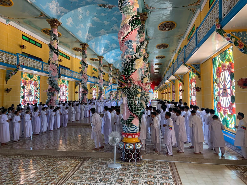 temple caodaïste à Tay Ninh