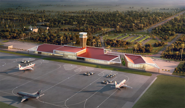 L''aéroport international de Darasakor (Koh Kong)