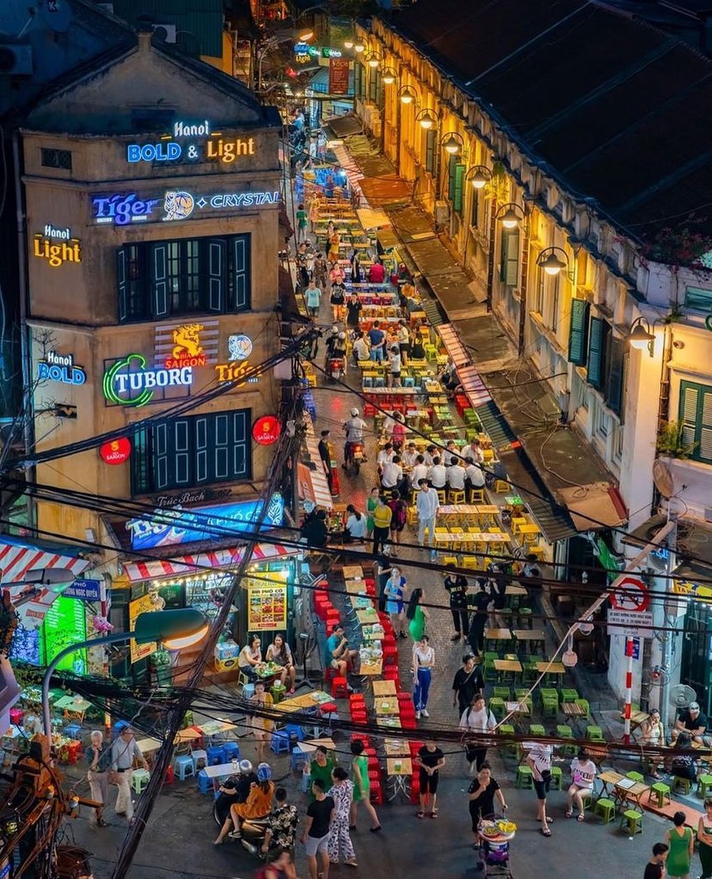 la rue de bière Ta Hien