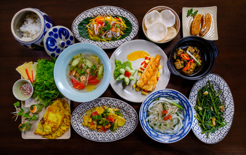 Plats à Hoa Hien