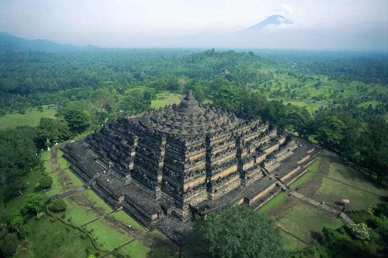 Indonésie, temple, Borobudur