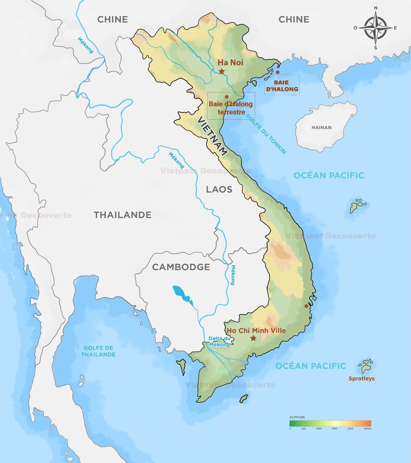 La baie d’halong terrestre et la baie d’Halong