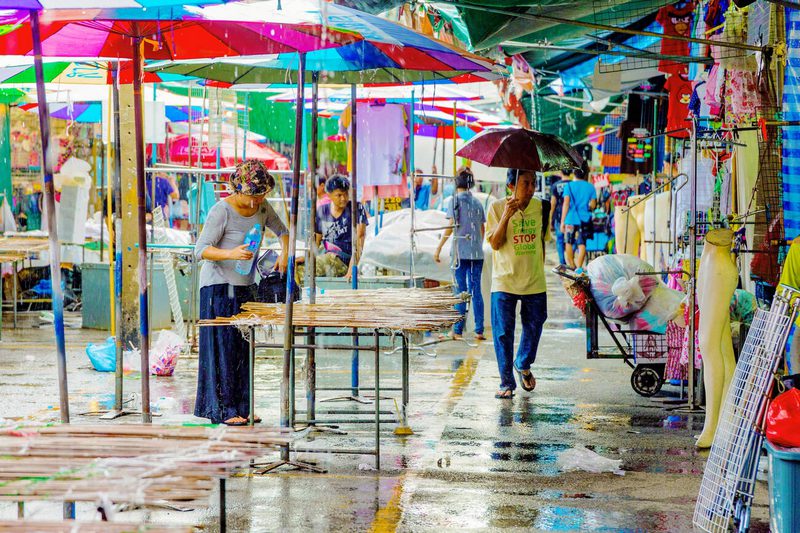 Chatuchak jour de pluie