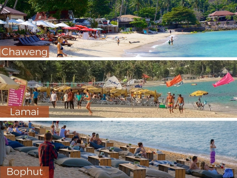 Thailand, Chaweng, Lamai, Bophut, plage
