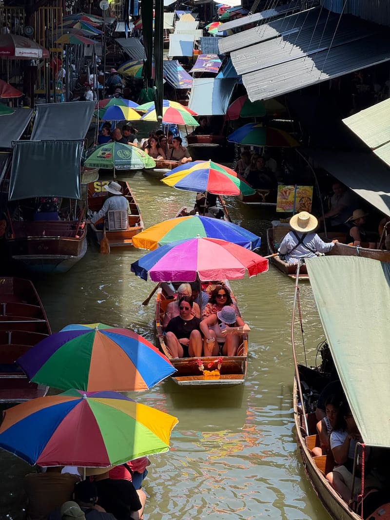 marché flottant de Damnoen Saduak 