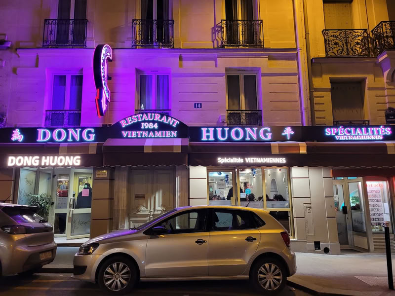 Dong Huong restaurant vietnamien exterieur