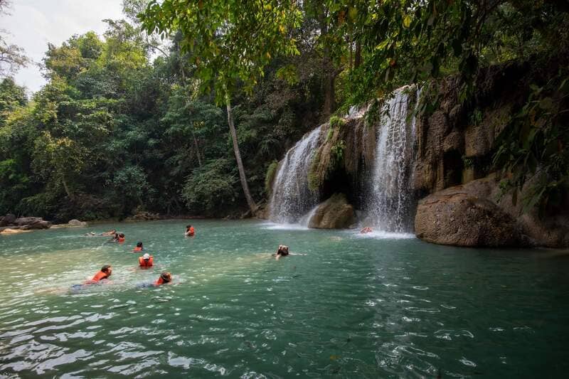 Thailande, Kanchanaburi, Era Wan, chaleur extrême