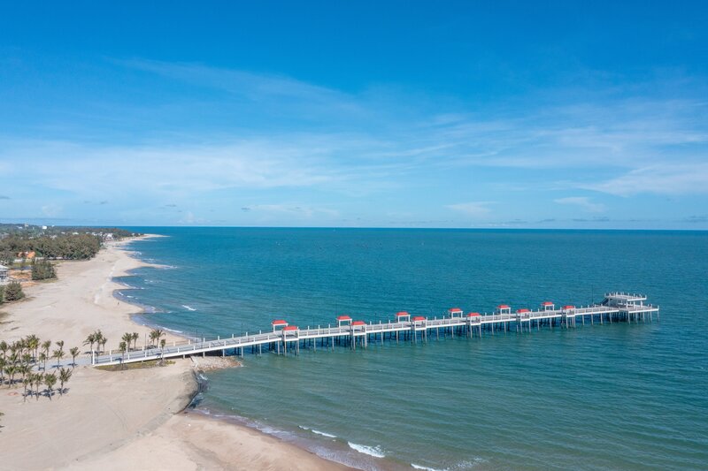 la plage de Ho Tram