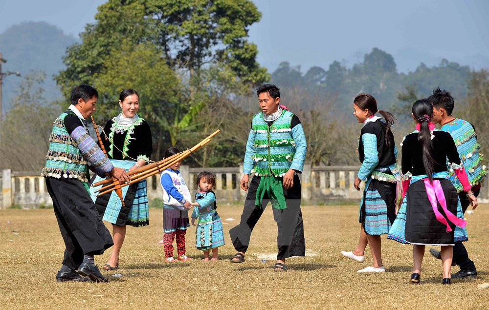 dans Khen de l''ethnie Hmong au nord du Vietnam