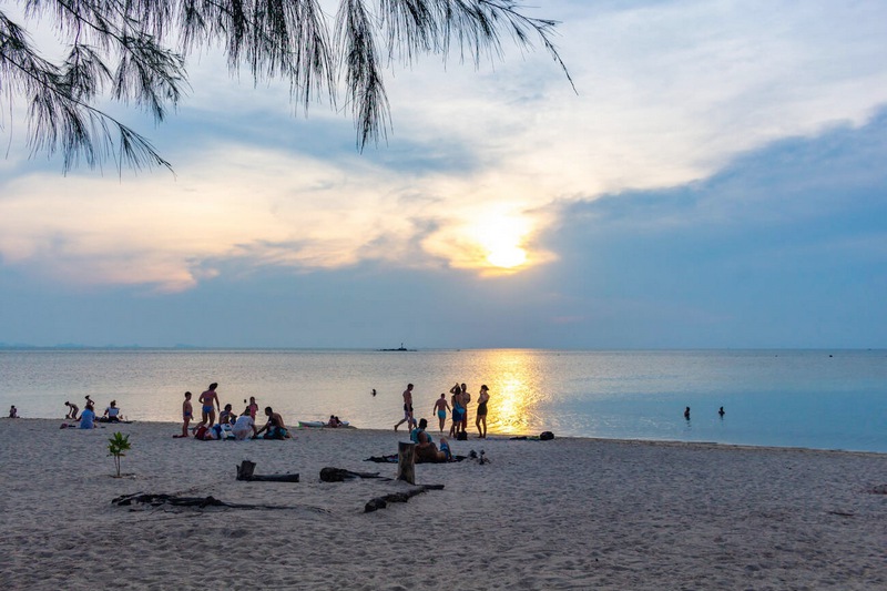 Coucher de Soleil à Koh Phangan en Avril