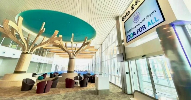 Terminal de l''aéroport de Krabi ouvrira en novembre