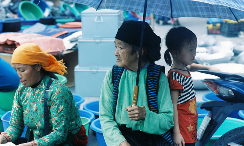 Marché Meo Vac, Ha Giang, Vietnam, Ethnies