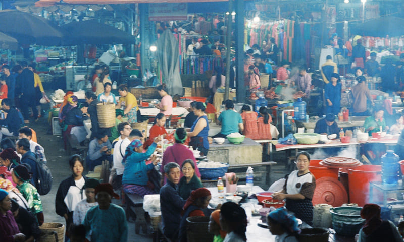 Marché Meo Vac, Ha Giang, Vietnam