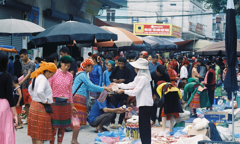 Marché Meo Vac, Ha Giang, Vietnam