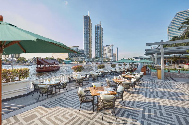 Restaurant extérieur au Mandarin Oriental Bangkok