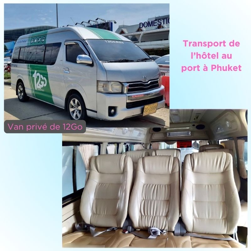 Van privé transport de l''hôtel