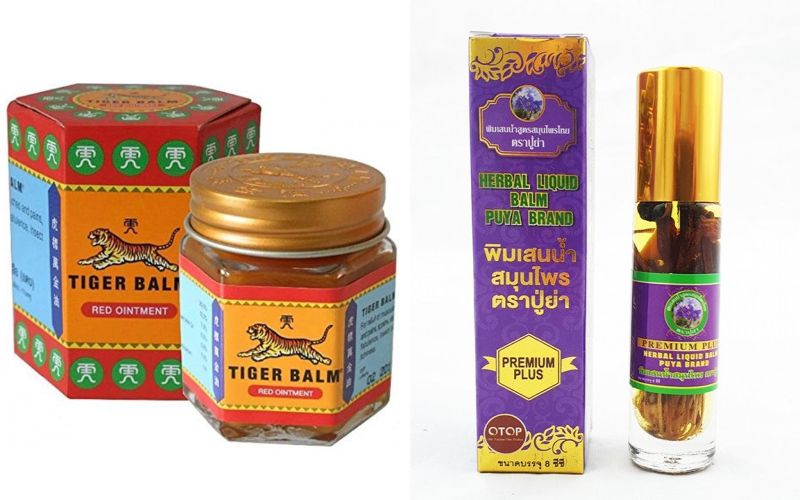 Baumes et huies de massage Thailandaises