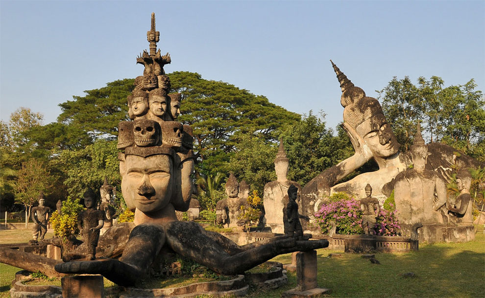 parc de Bouddha vietntiane laos