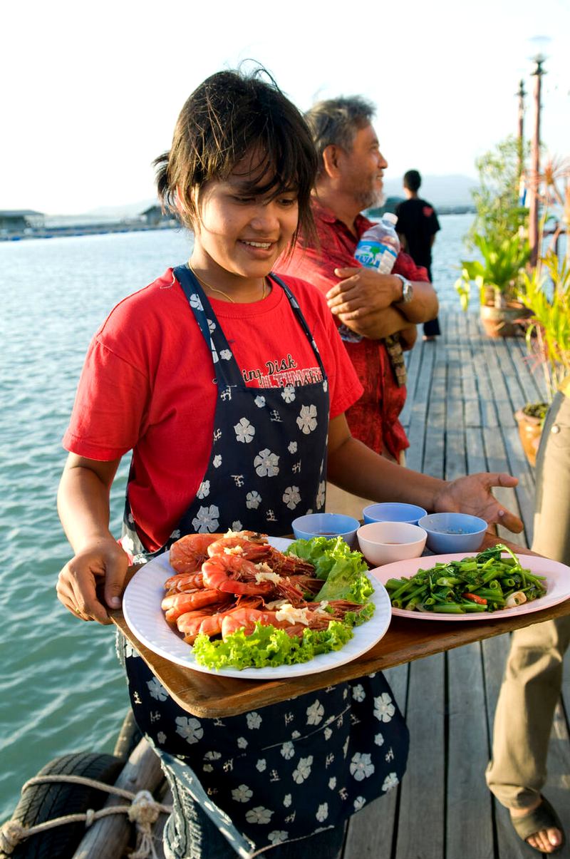 ferme de fruits de mer à Phuket