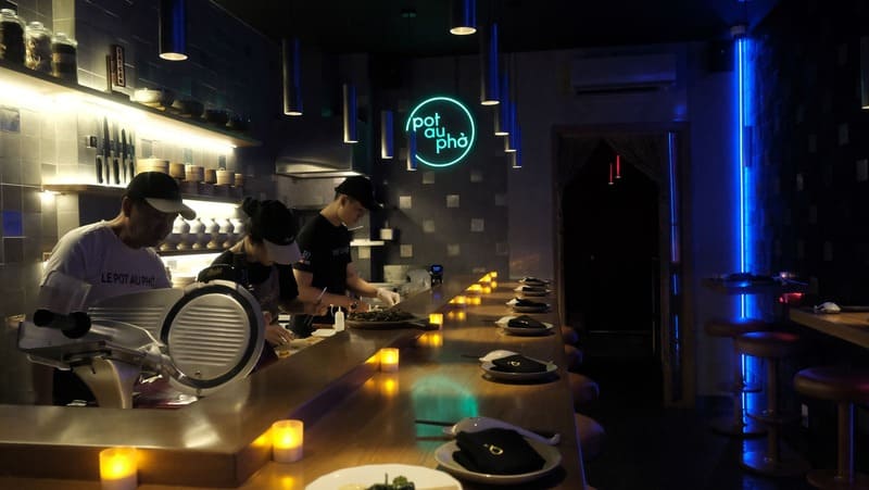 Ho Chi Minh ville, restaurant et bar, Pot au Pho