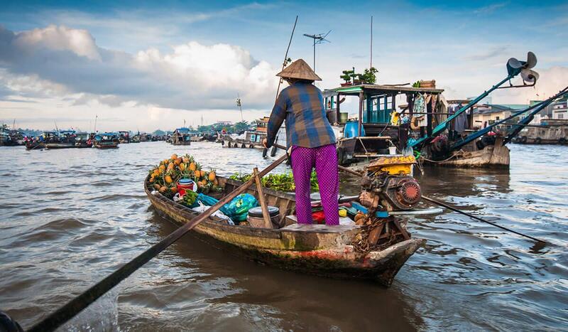 Marché flottant 