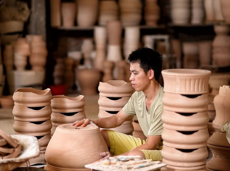 Le village de Bat Trang.