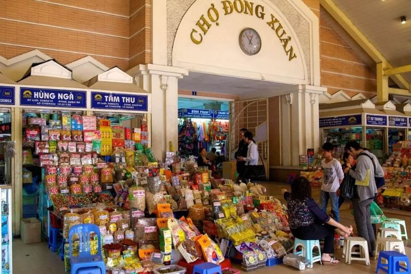 Le marché Dong Xuan 