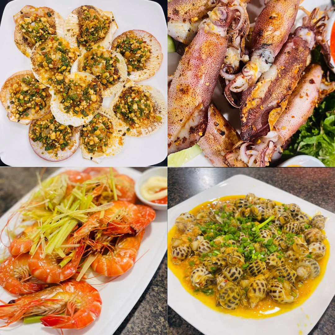 Plats du restaurant A roi