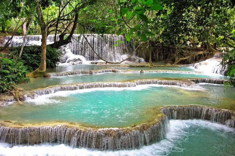 La cascade de Kuang Si