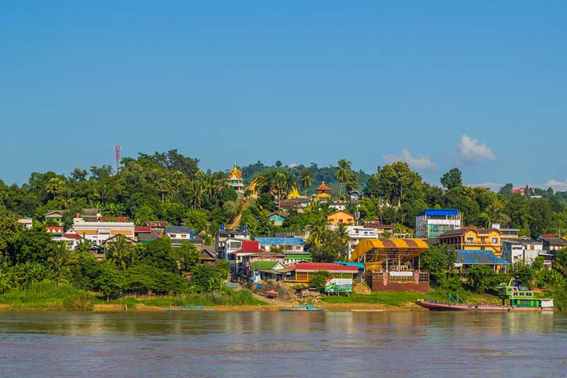 Huay Xai forntiere laos thailande