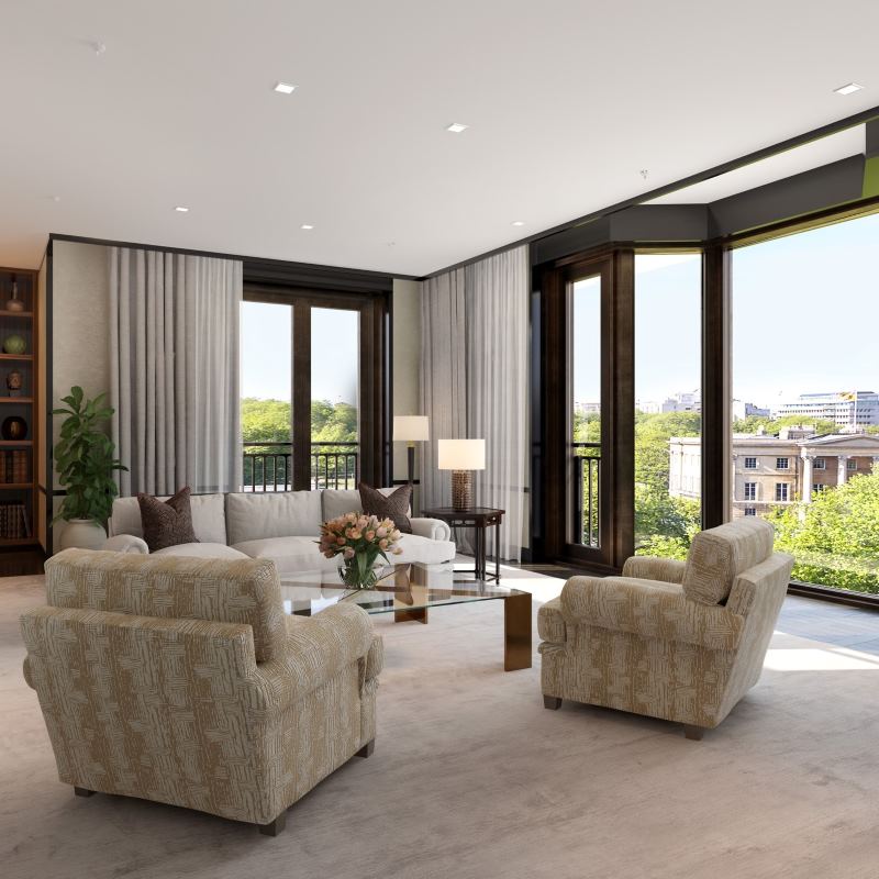 Chambre de luxe et de beauté au Peninsula