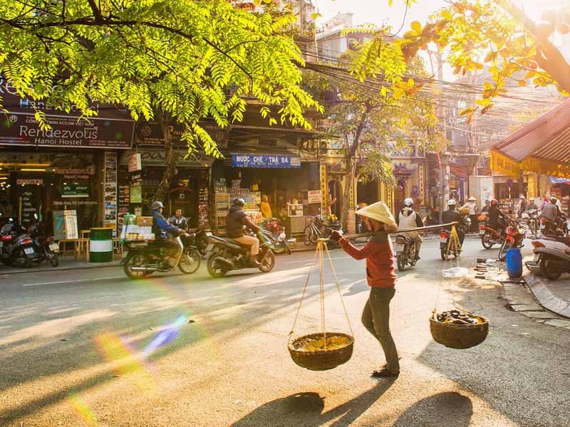 vieux quartiers de Hanoi