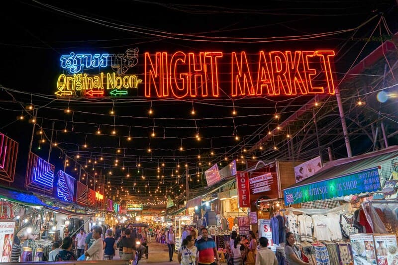 Le marché de nuit d''Angkor