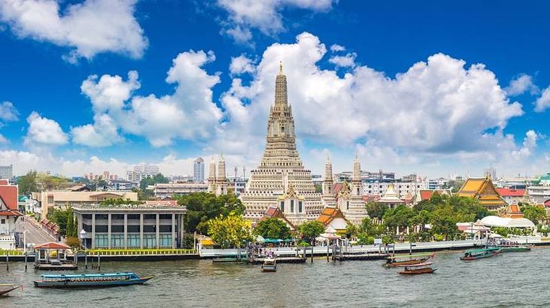 Les rives de Bangkok