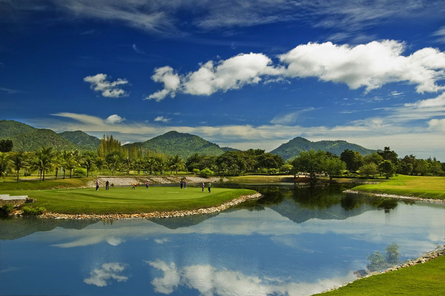 huahin, golf, thailande, aout, voyage