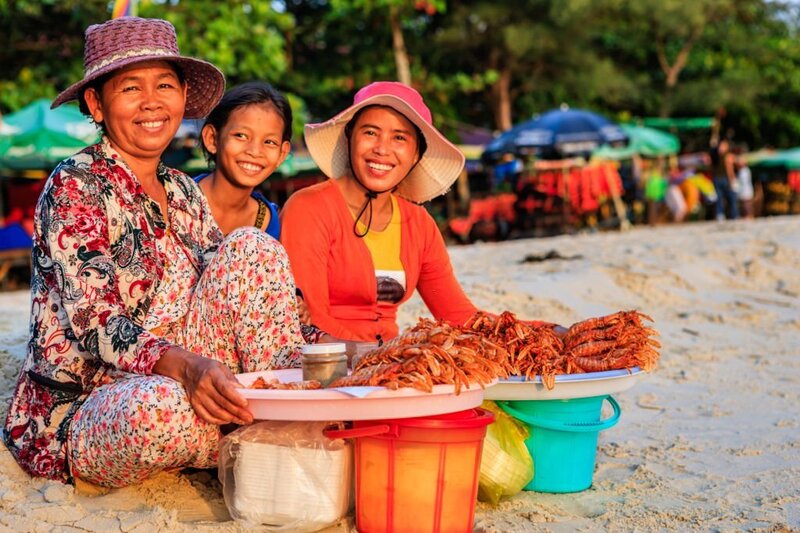 saluer au cambodge