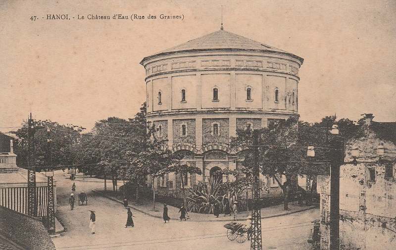 le chateau d''eau de Hang Dau ancien