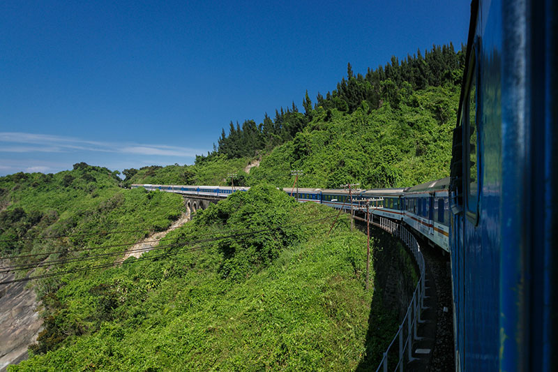 Voyage en train au Vietnam