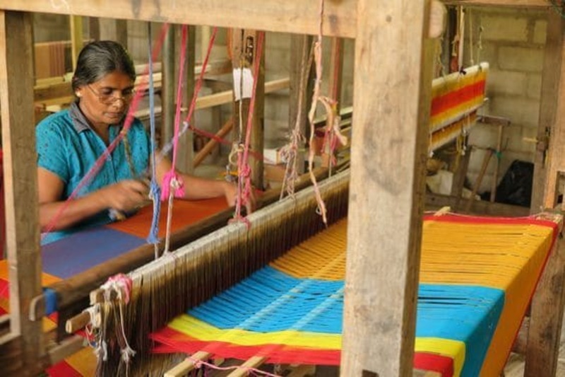 Le tissage au Sri Lanka