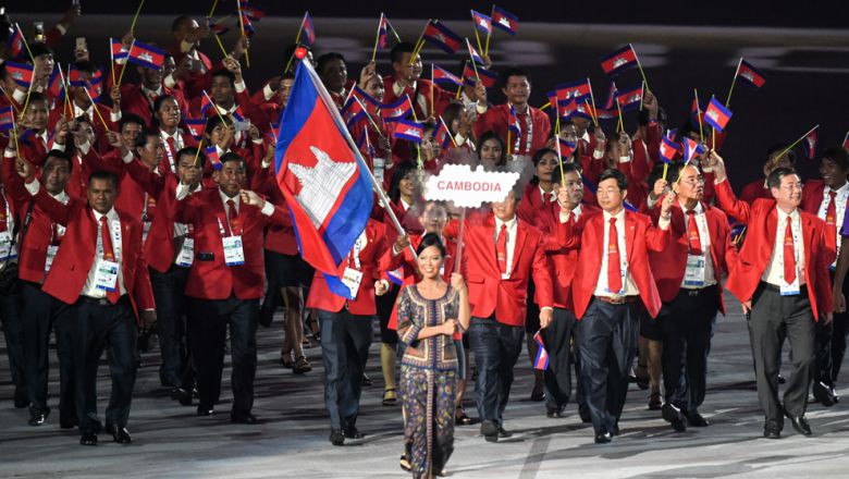 Utilisations du drapeau cambodgien