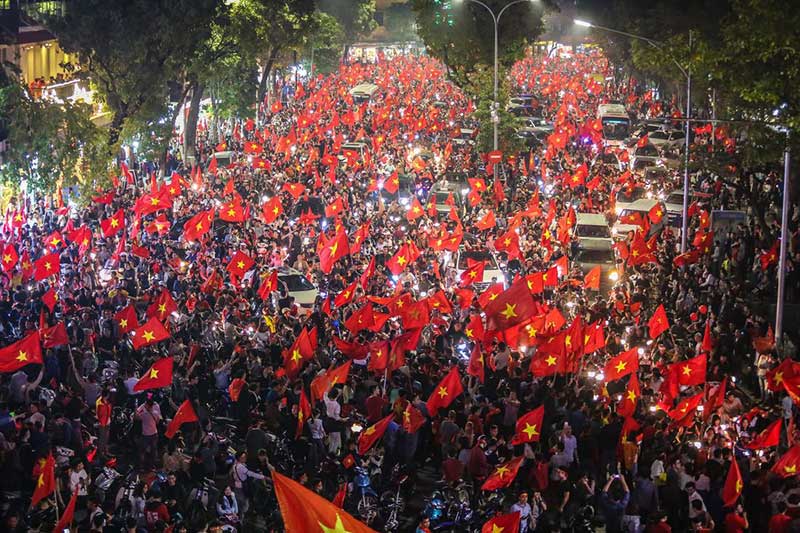 drapeau vietnam football 