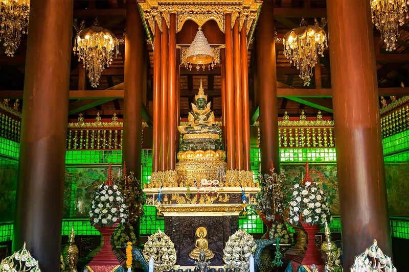 Le temple Wat Phra Kaew, Chiang Rai