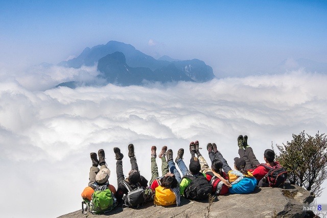 Profitez des nuages au sommet de Fansipan
