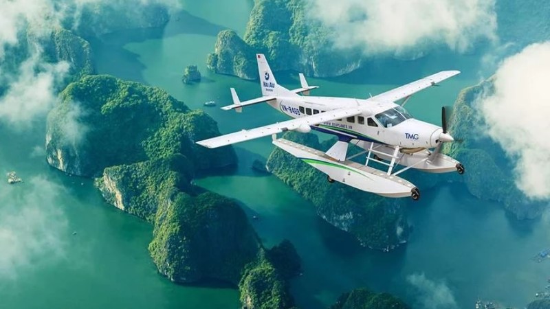 halong en hydravion