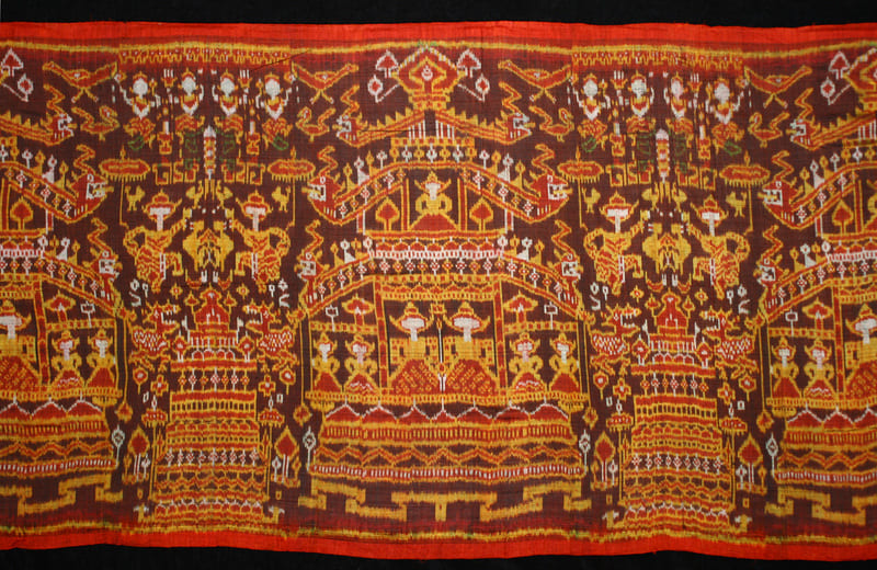 ikat khmer traditionnel 