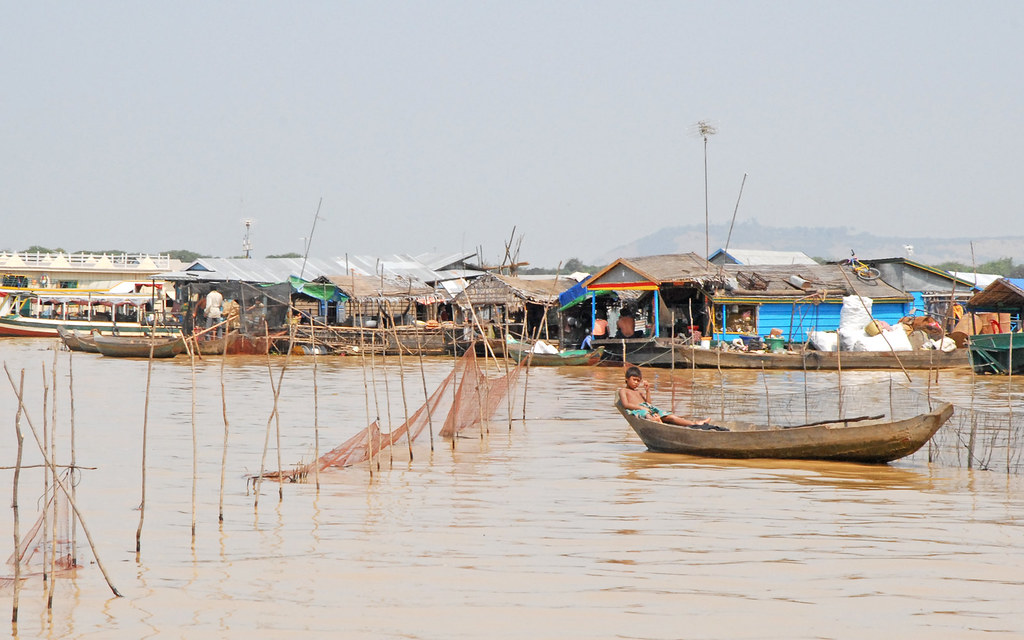 Le village flottant de Chong Kneas