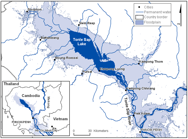 carte Tonlé Sap